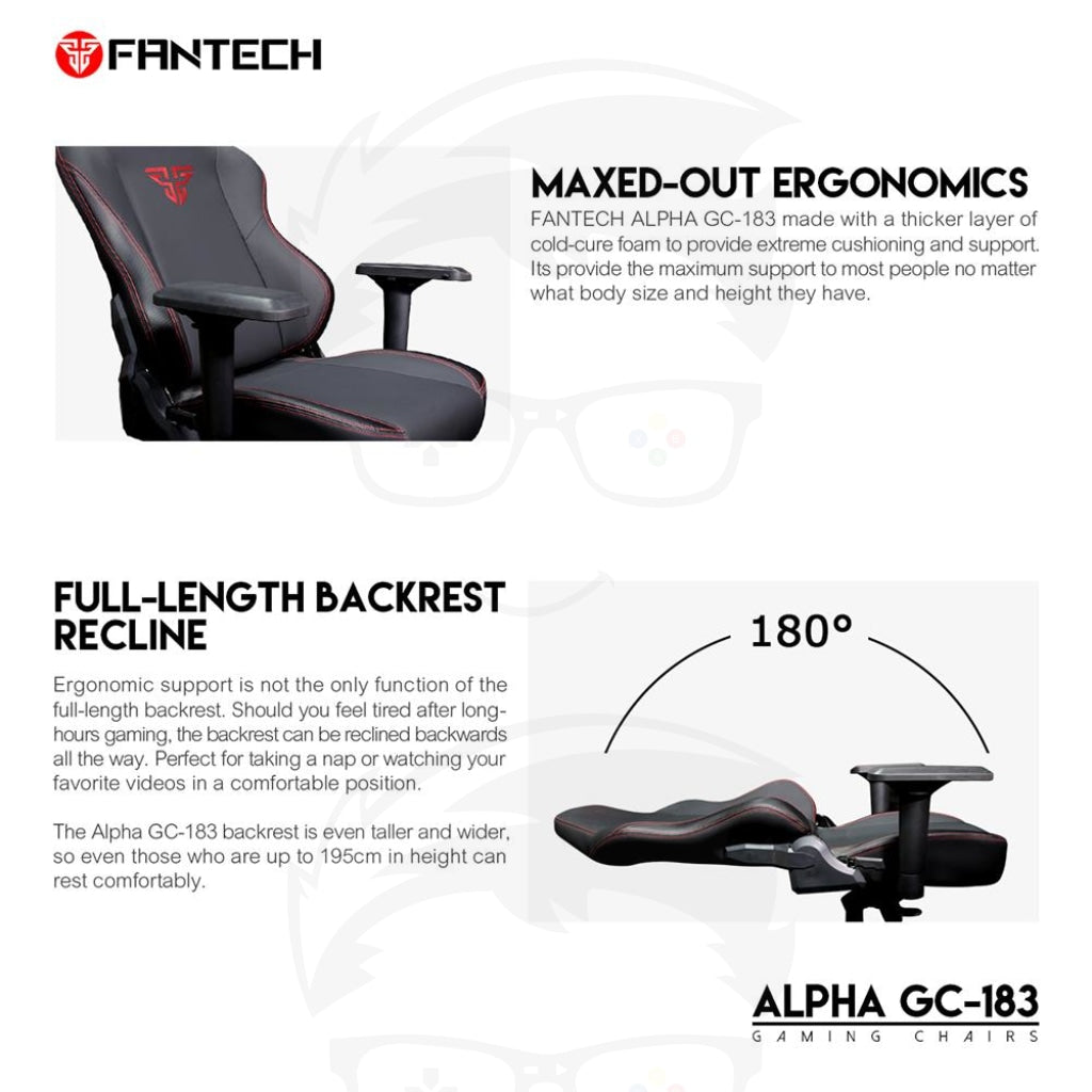 Fantech Alpha Gc-183 Chair Gaming Fantech Alpha Gc-183 Chair Gaming